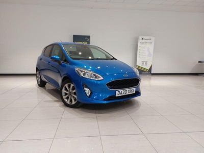 Used Ford Fiesta Trend 75 HP (55 kW) 2020 Blue Hatchback