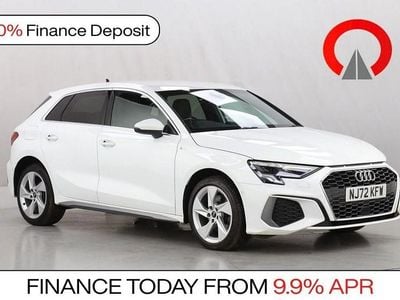 Used Audi A3 Sportback e-tron S-Line 2022 White Hatchback