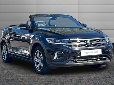 Begagnad VW T-Roc Cabriolet R-line 150 HK (110 kW) 2023 Svart Cab