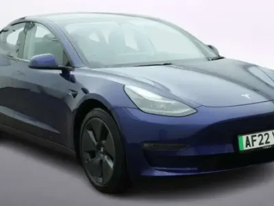 Used Tesla Model 3 Long Range AWD 366 kW (498 HP) 2022 Blue Sedan