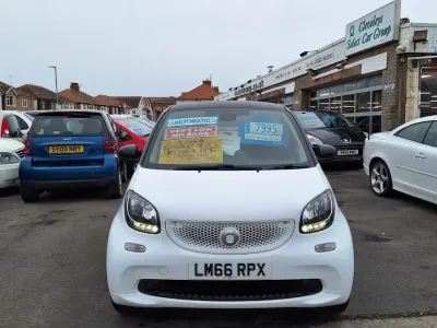Used Smart ForTwo Coupé Passion 71 HP (52 kW) 2016 White Coupe