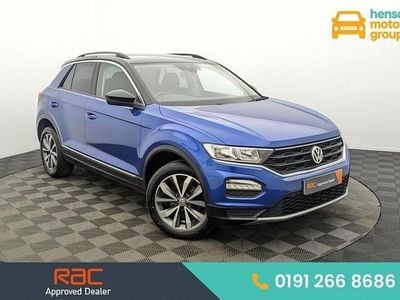 Used VW T-Roc Design 150 HP (110 kW) 2019 Blue SUV