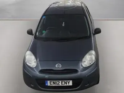 Begagnad Nissan Micra Visia 2012 Grå Halvkombi