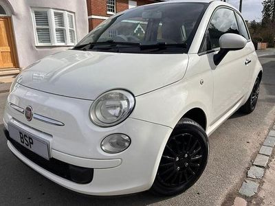 Used Fiat 500 Pop 69 HP (50 kW) 2009 White Cabriolet