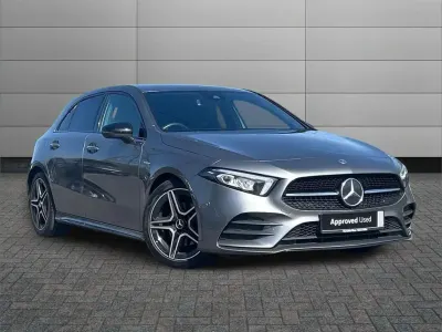 Begagnad Mercedes A200 AMG Line Premium 161 HK (118 kW) 2022 Grå Halvkombi