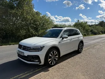 Used VW Tiguan R-line 150 HP (110 kW) 2019 White SUV