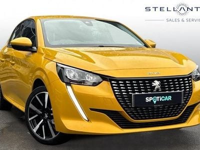 Yellow Used 2020 Peugeot 208 Allure Hatchback | £11,415 (Fair price)