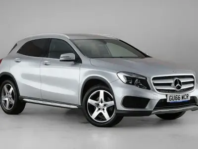 Used Mercedes GLA220 AMG line 177 HP (130 kW) 2016 Silver SUV