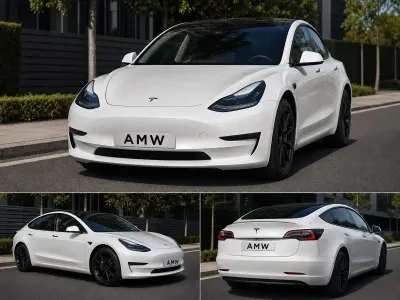 Używany Tesla Model 3 Long Range AWD 366 kW (498 KM) 2020 Biały Sedan/Limuzyna