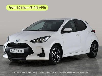 White Used 2022 Toyota Yaris Hybrid Design Hatchback | £16,293 (Good price)