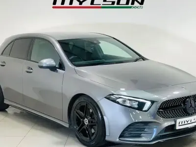 Used Mercedes A200 AMG line 163 HP (119 kW) 2018 Grey Hatchback