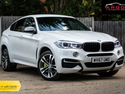 Used BMW X6 M50 376 HP (276 kW) 2017 White SUV