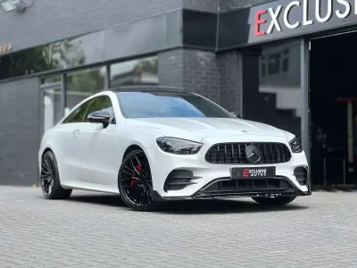 Used Mercedes E53 AMG AMG line 2021 White Coupe