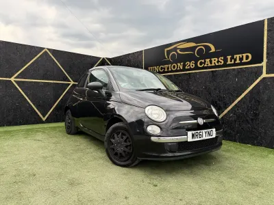 Used Fiat 500 Pop 69 HP (50 kW) 2011 Black Hatchback