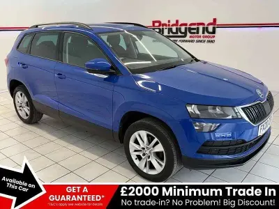 Used Skoda Karoq SE Technology 115 HP (84 kW) 2020 Blue SUV