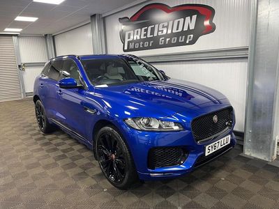 Used Jaguar F-Pace S 300 HP (220 kW) 2017 Blue SUV