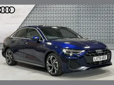 Used Audi A3 S-Line 147 HP (108 kW) 2025 Blue Sedan