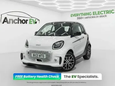 Used Smart ForTwo Electric Drive Exclusive 60 kW (82 HP) 2021 White/grey Coupe