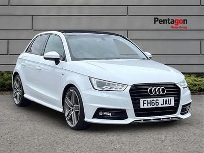 Used Audi A1 Black Edition 116 HP (85 kW) 2016 White Hatchback