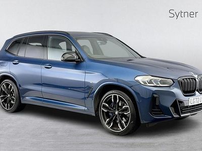 Blue Used 2022 BMW X3 M Sport SUV | £41,000 (Fair price)