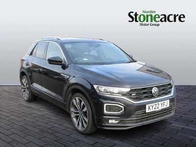 Black Used 2022 VW T-Roc R-line SUV | £19,935 (Fair price)
