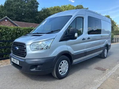 Used Ford Transit 130 HP (95 kW) 2018 Silver Van
