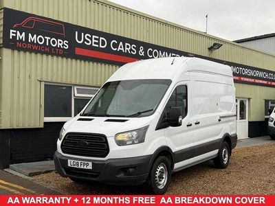 Used Ford Transit 130 HP (95 kW) 2018 White Van