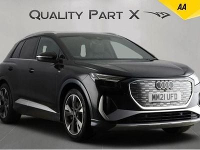 Black Used 2021 Audi Q4 e-tron Comfort SUV | £20,499 (Fair price)