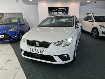 Used Seat Ibiza SE Technology 80 HP (58 kW) 2019 White Hatchback