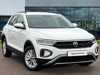 White Used 2022 VW T-Roc Life SUV | £19,572 (Fair price)