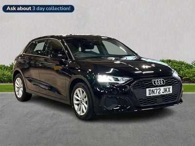 Black Used 2022 Audi A3 Sportback Advanced Hatchback | £18,257 (Fair price)