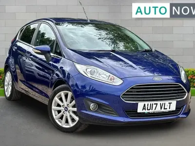 Used Ford Fiesta Titanium 99 HP (72 kW) 2017 Blue Hatchback