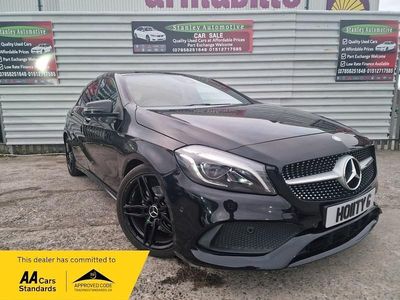 Used Mercedes A180 AMG Line Premium 122 HP (89 kW) 2015 Black Hatchback