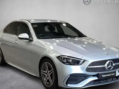 Used Mercedes C200 AMG line 204 HP (150 kW) 2025 Silver Sedan