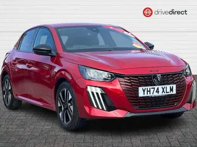 Used Peugeot 208 Allure 100 HP (73 kW) 2024 Red Hatchback