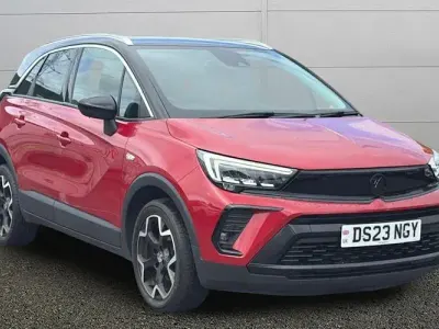 Used Vauxhall Crossland Ultimate 110 HP (80 kW) 2023 Red SUV