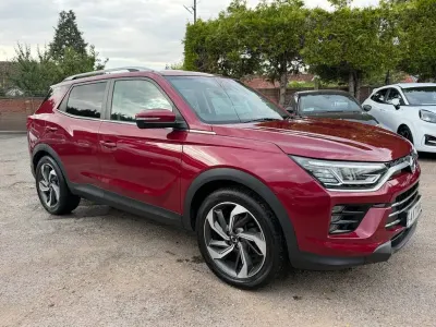 Used SsangYong Korando 136 HP (100 kW) 2021 Red SUV