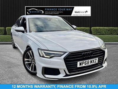 White Used 2018 Audi A6 S-Line Sedan | £18,495 (Fair price)