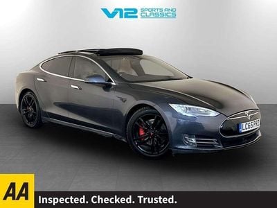 Silver Used 2015 Tesla Model S Performance Hatchback | £9,795 (Expensive)