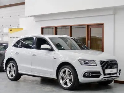 Begagnad Audi Q5 S-line plus 190 HK (139 kW) 2015 Vit SUV