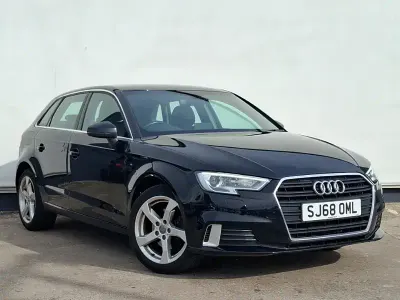Usado Audi A3 Sport 116 CV (85 kW) 2018 Negro Berlina