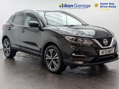 Used Nissan Qashqai N-Connecta 158 HP (116 kW) 2021 Black SUV