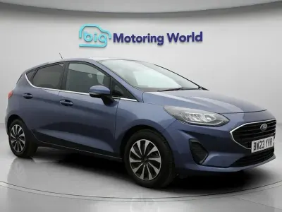 Used Ford Fiesta Titanium 100 HP (73 kW) 2023 Blue Hatchback
