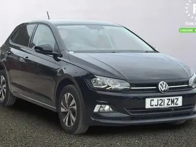 Used VW Polo Match 95 HP (69 kW) 2021 Black Hatchback