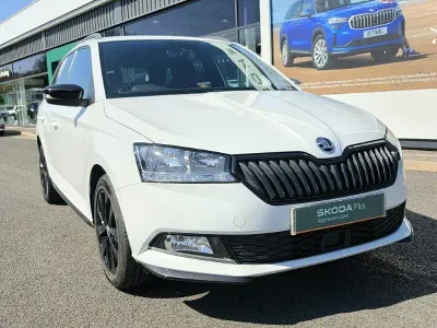 Used Skoda Fabia Monte Carlo 95 HP (69 kW) 2020 Moon white metallic Hatchback