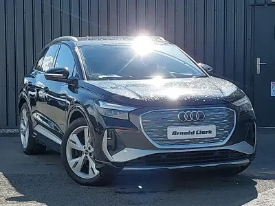 Used Audi Q4 e-tron S-Line 150 kW (204 HP) 2021 Black SUV