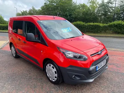 Used Ford Transit Connect 75 HP (55 kW) 2016 Red MPV