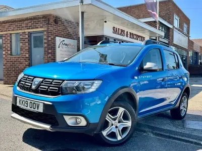 Used Dacia Sandero Comfort 90 HP (66 kW) 2019 Blue Hatchback