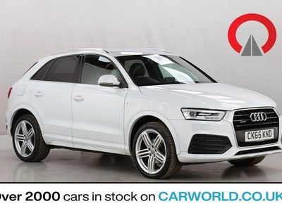 White Used 2015 Audi Q3 S-line plus SUV | £11,400 (Fair price)