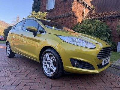 Used Ford Fiesta Zetec 2013 Yellow Hatchback